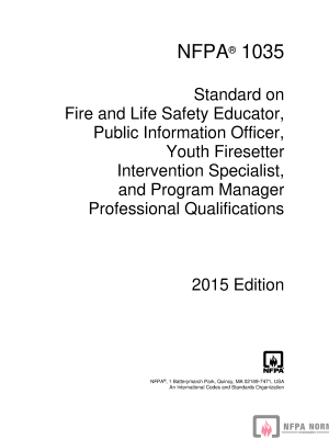 NFPA 1035 PDF NFPA 1035 PDF
